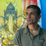 Vrindavan das. Wisznuickie duchowe malarstwo.